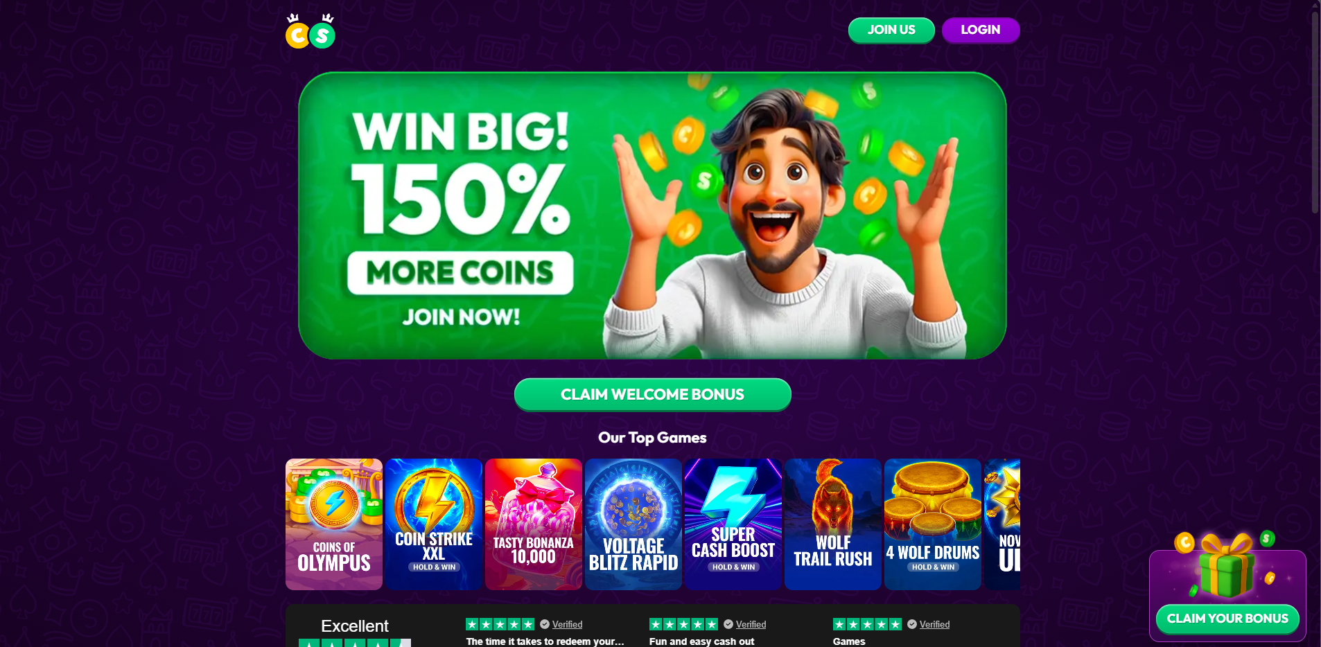 Editorial review image for Crown Coins Casino